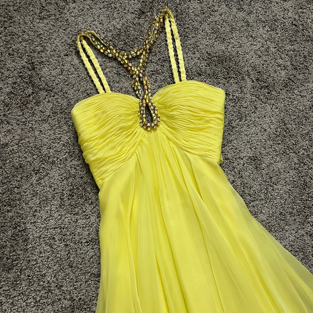 Yellow Sherri Hill Gown